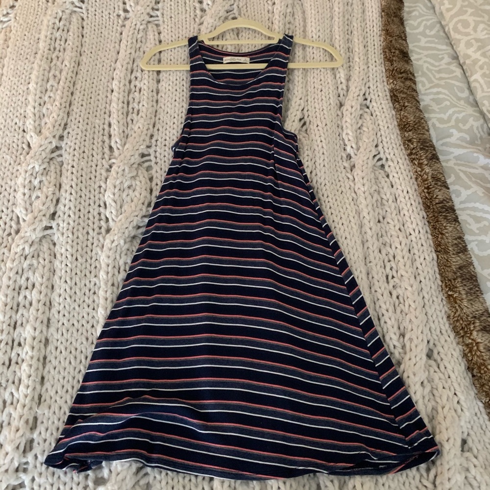 Abercrombie Striped Sleeveless T Shirt Dress